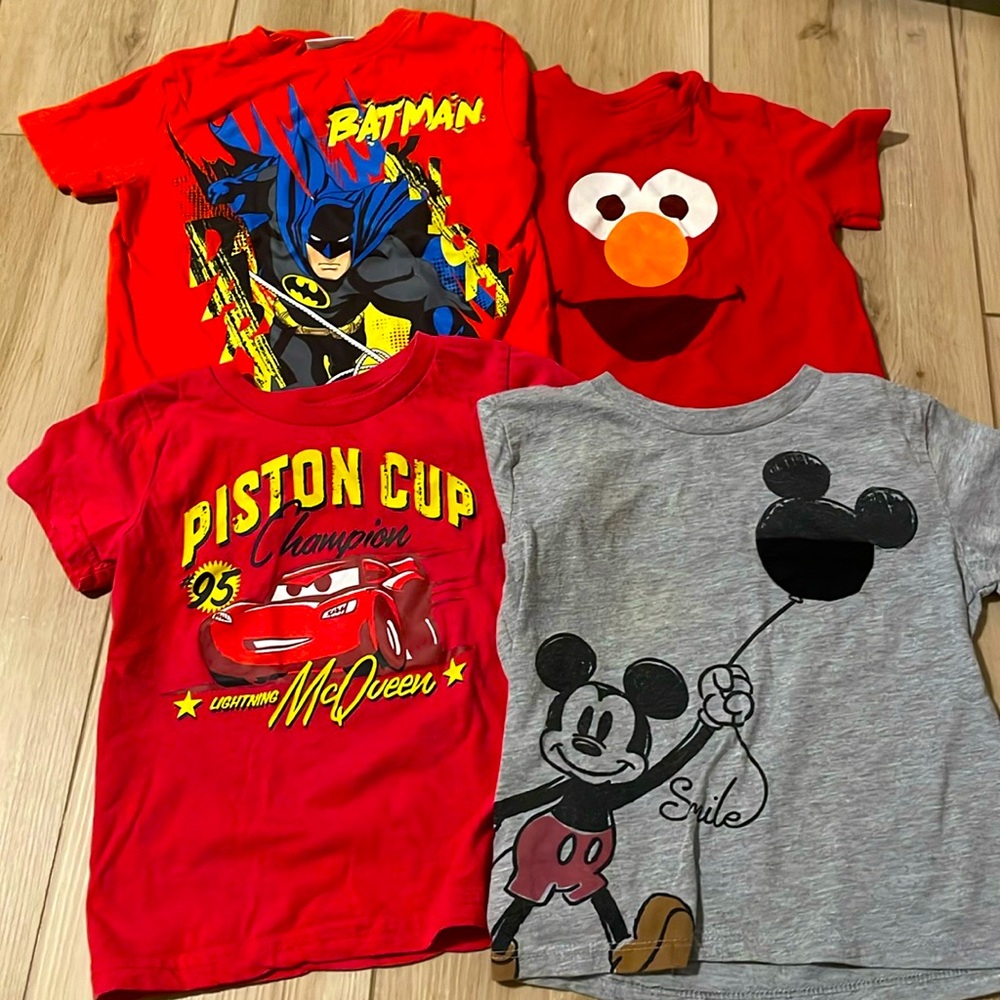 3/$15 - Favorite Characters Tshirts Pack of 4